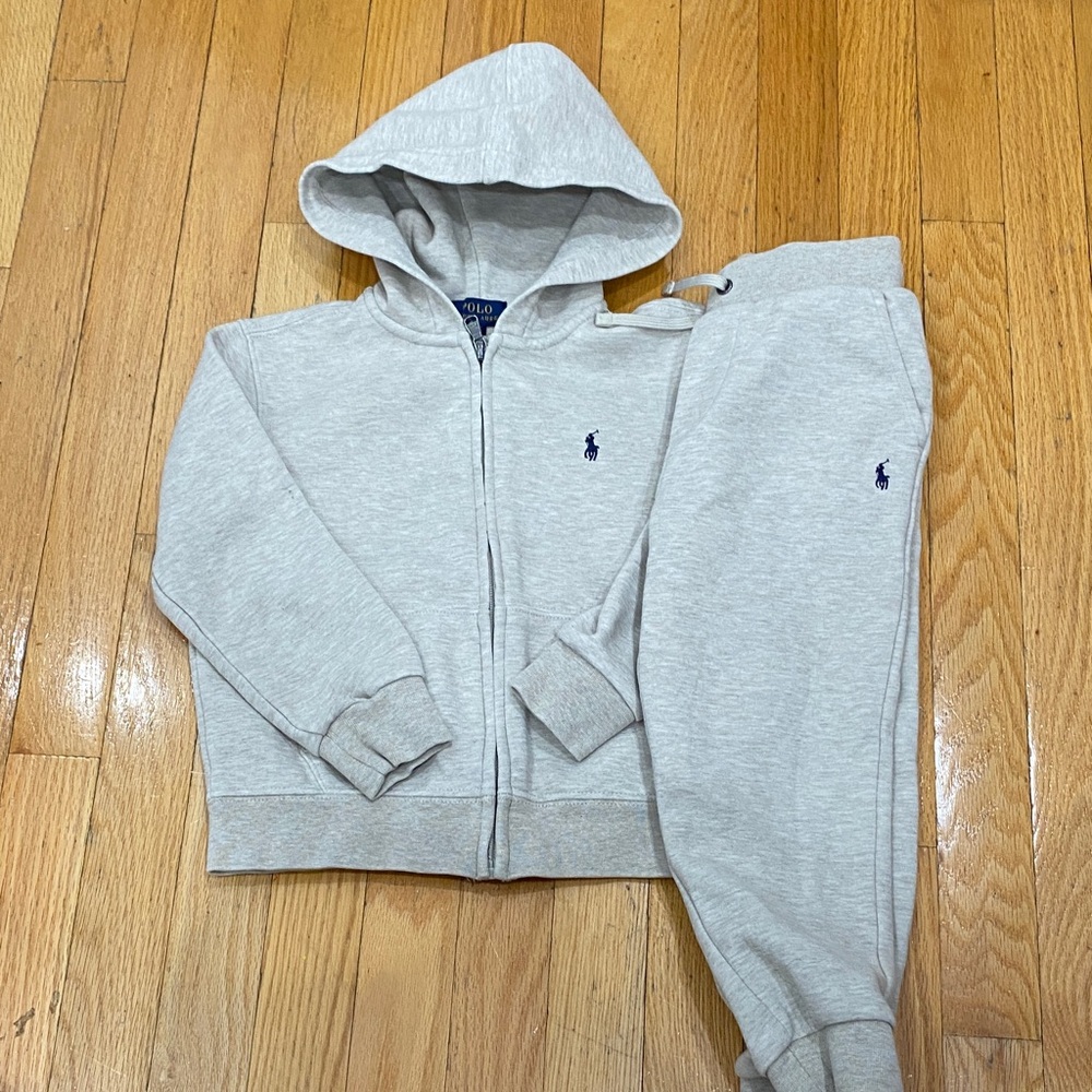 Polo by Ralph Lauren Cream Kids Matching Set